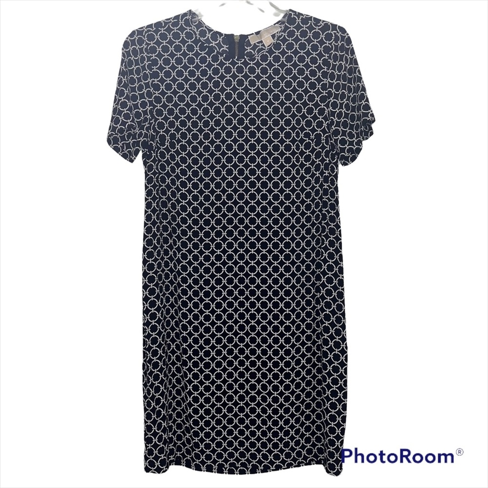 MICHAEL Michael Kors size Medium black and white semi sheer dress